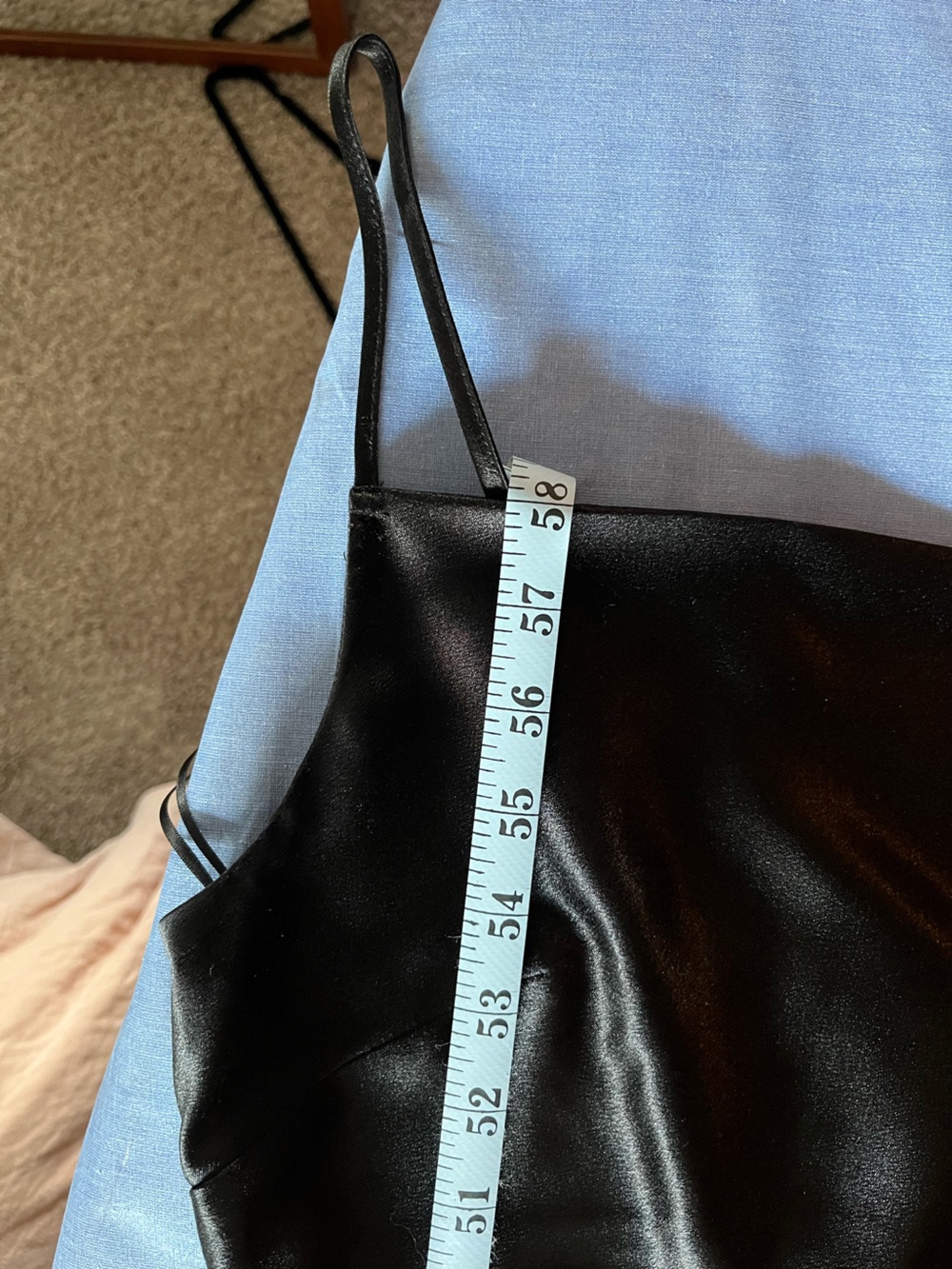 Birdy Grey Black Satin Dress with Cowl Neck - Picture 6 of 11